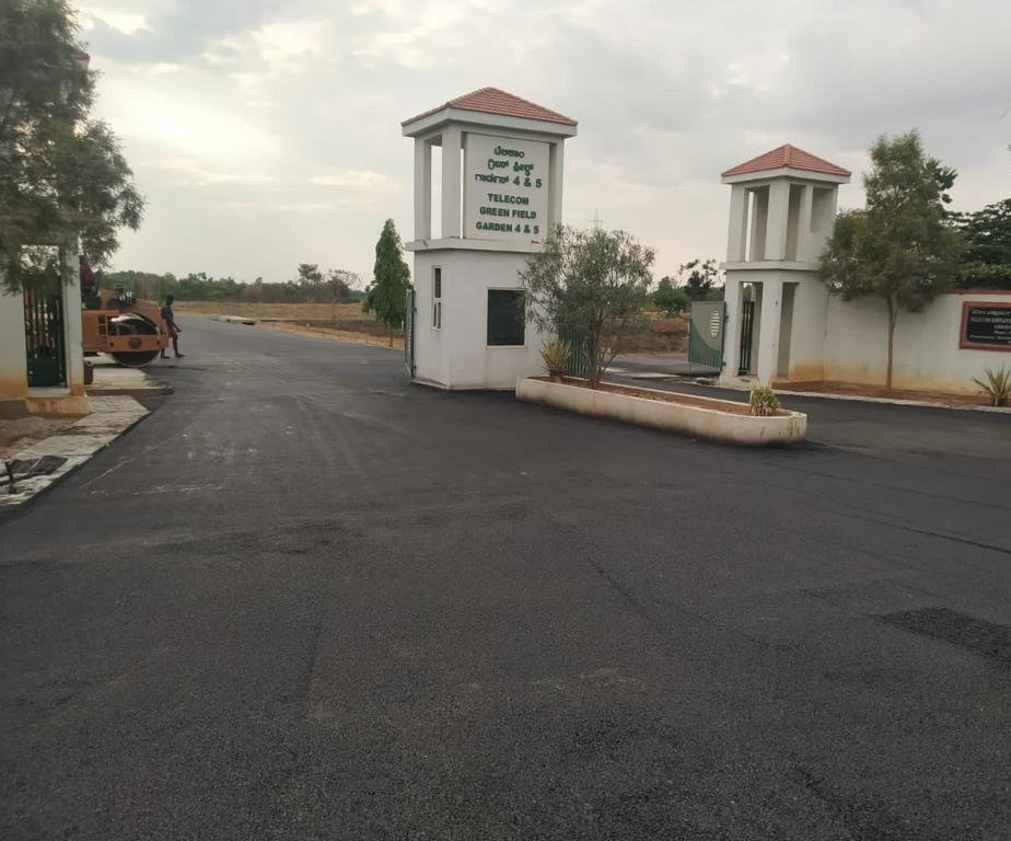Asphalted roads at Telecom Green Wood Phase 3